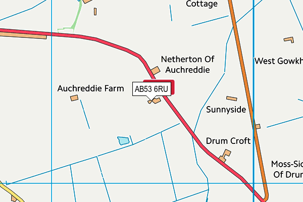 AB53 6RU map - OS VectorMap District (Ordnance Survey) AB53 6RU map - OS VectorMap District (Ordnance Survey)