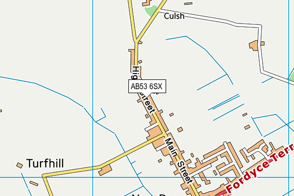 AB53 6SX map - OS VectorMap District (Ordnance Survey) AB53 6SX map - OS VectorMap District (Ordnance Survey)