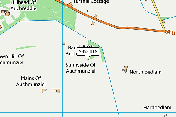AB53 6TN map - OS VectorMap District (Ordnance Survey) AB53 6TN map - OS VectorMap District (Ordnance Survey)