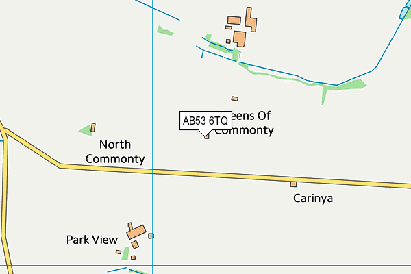 AB53 6TQ map - OS VectorMap District (Ordnance Survey) AB53 6TQ map - OS VectorMap District (Ordnance Survey)