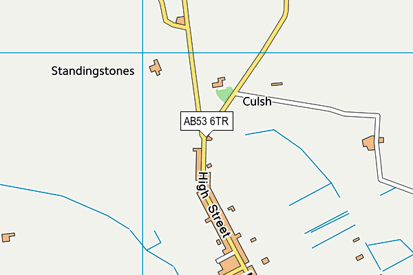 AB53 6TR map - OS VectorMap District (Ordnance Survey) AB53 6TR map - OS VectorMap District (Ordnance Survey)