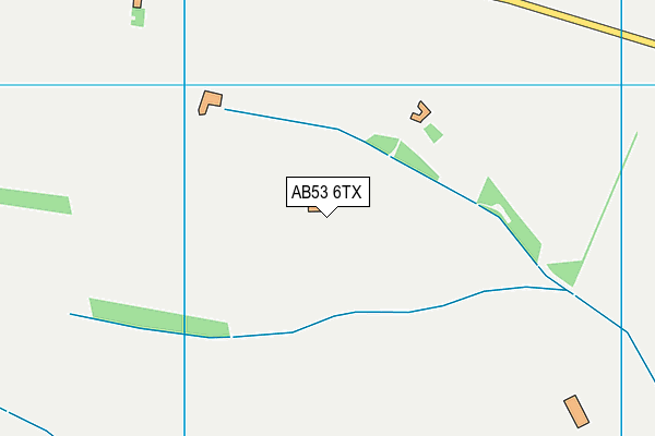AB53 6TX map - OS VectorMap District (Ordnance Survey) AB53 6TX map - OS VectorMap District (Ordnance Survey)
