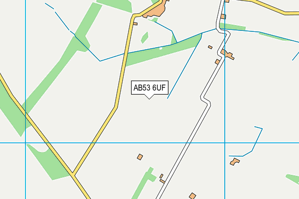 AB53 6UF map - OS VectorMap District (Ordnance Survey) AB53 6UF map - OS VectorMap District (Ordnance Survey)