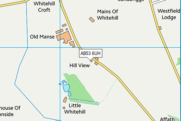 AB53 6UH map - OS VectorMap District (Ordnance Survey) AB53 6UH map - OS VectorMap District (Ordnance Survey)