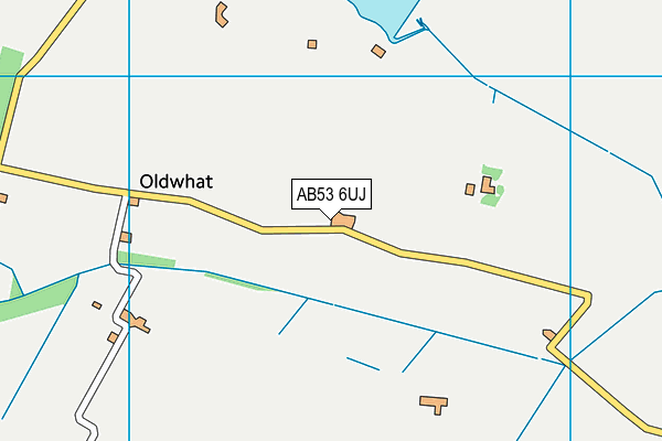 AB53 6UJ map - OS VectorMap District (Ordnance Survey) AB53 6UJ map - OS VectorMap District (Ordnance Survey)