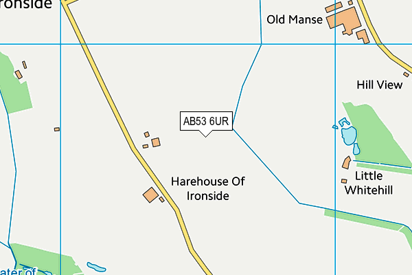 AB53 6UR map - OS VectorMap District (Ordnance Survey) AB53 6UR map - OS VectorMap District (Ordnance Survey)