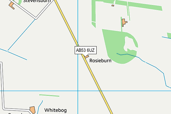 AB53 6UZ map - OS VectorMap District (Ordnance Survey) AB53 6UZ map - OS VectorMap District (Ordnance Survey)