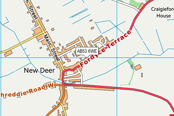 AB53 6WE map - OS VectorMap District (Ordnance Survey) AB53 6WE map - OS VectorMap District (Ordnance Survey)