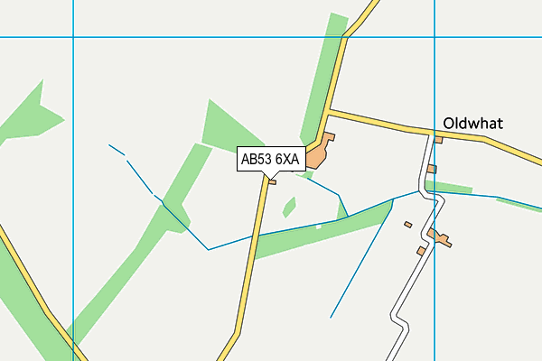 AB53 6XA map - OS VectorMap District (Ordnance Survey) AB53 6XA map - OS VectorMap District (Ordnance Survey)