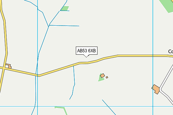 AB53 6XB map - OS VectorMap District (Ordnance Survey) AB53 6XB map - OS VectorMap District (Ordnance Survey)