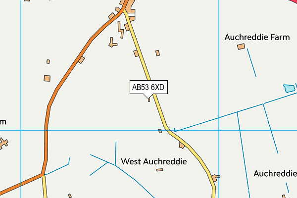 AB53 6XD map - OS VectorMap District (Ordnance Survey) AB53 6XD map - OS VectorMap District (Ordnance Survey)