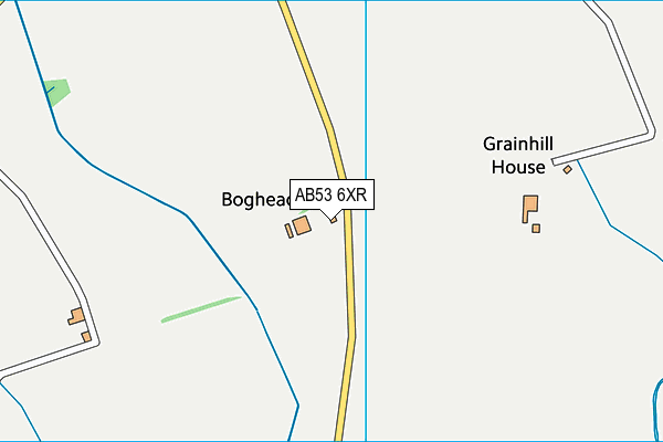 AB53 6XR map - OS VectorMap District (Ordnance Survey) AB53 6XR map - OS VectorMap District (Ordnance Survey)