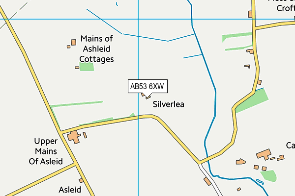 AB53 6XW map - OS VectorMap District (Ordnance Survey) AB53 6XW map - OS VectorMap District (Ordnance Survey)