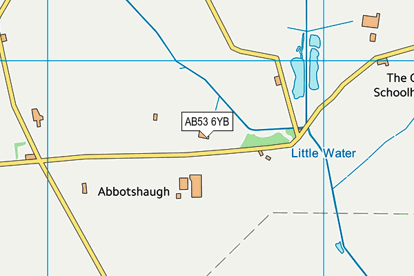 AB53 6YB map - OS VectorMap District (Ordnance Survey) AB53 6YB map - OS VectorMap District (Ordnance Survey)