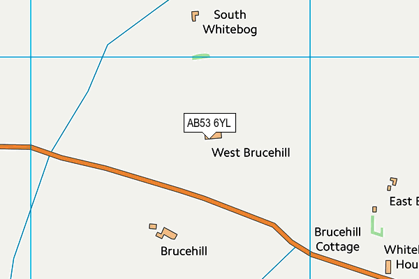 AB53 6YL map - OS VectorMap District (Ordnance Survey) AB53 6YL map - OS VectorMap District (Ordnance Survey)