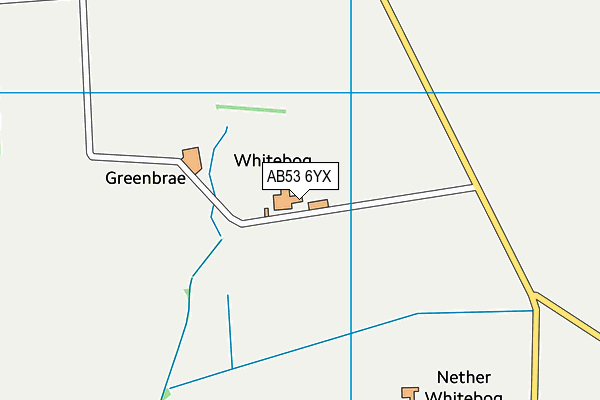 AB53 6YX map - OS VectorMap District (Ordnance Survey) AB53 6YX map - OS VectorMap District (Ordnance Survey)