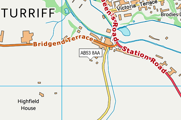 AB53 8AA map - OS VectorMap District (Ordnance Survey) AB53 8AA map - OS VectorMap District (Ordnance Survey)