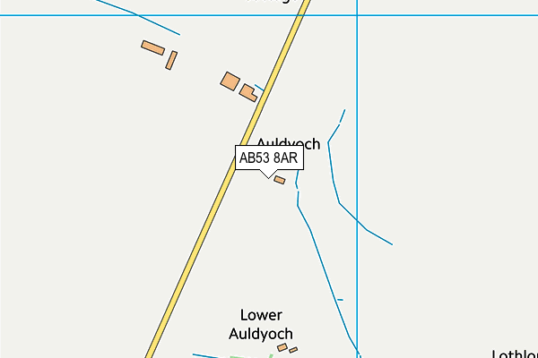 AB53 8AR map - OS VectorMap District (Ordnance Survey) AB53 8AR map - OS VectorMap District (Ordnance Survey)