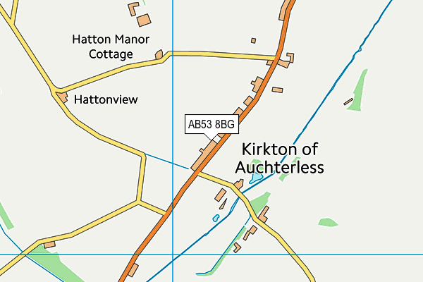 AB53 8BG map - OS VectorMap District (Ordnance Survey)