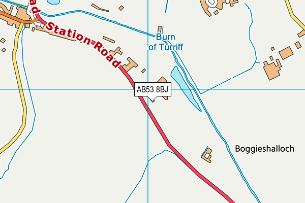 AB53 8BJ map - OS VectorMap District (Ordnance Survey) AB53 8BJ map - OS VectorMap District (Ordnance Survey)