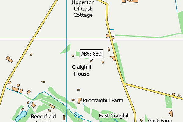 AB53 8BQ map - OS VectorMap District (Ordnance Survey) AB53 8BQ map - OS VectorMap District (Ordnance Survey)