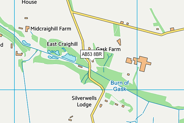 AB53 8BR map - OS VectorMap District (Ordnance Survey) AB53 8BR map - OS VectorMap District (Ordnance Survey)
