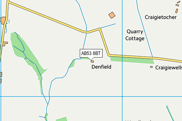 AB53 8BT map - OS VectorMap District (Ordnance Survey) AB53 8BT map - OS VectorMap District (Ordnance Survey)