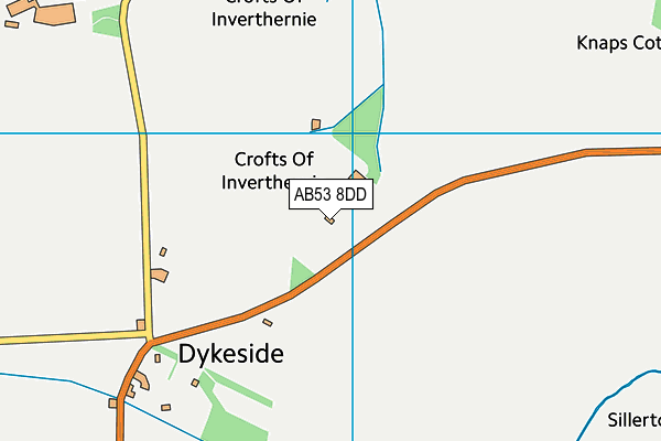 AB53 8DD map - OS VectorMap District (Ordnance Survey) AB53 8DD map - OS VectorMap District (Ordnance Survey)