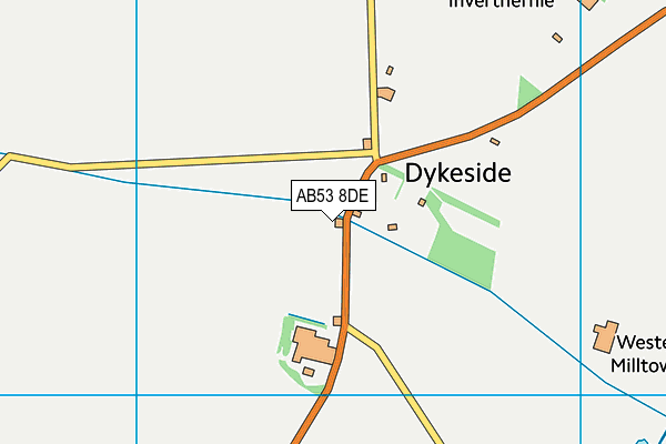 AB53 8DE map - OS VectorMap District (Ordnance Survey) AB53 8DE map - OS VectorMap District (Ordnance Survey)