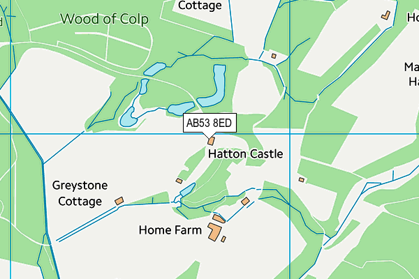 AB53 8ED map - OS VectorMap District (Ordnance Survey) AB53 8ED map - OS VectorMap District (Ordnance Survey)