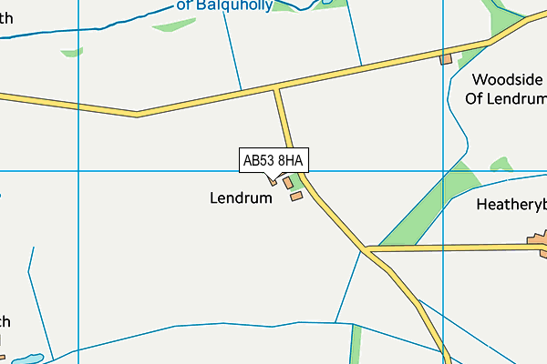 AB53 8HA map - OS VectorMap District (Ordnance Survey) AB53 8HA map - OS VectorMap District (Ordnance Survey)