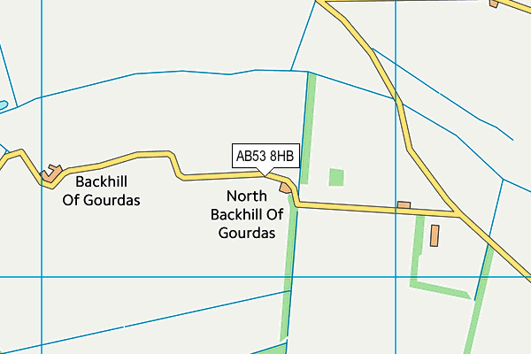 AB53 8HB map - OS VectorMap District (Ordnance Survey) AB53 8HB map - OS VectorMap District (Ordnance Survey)