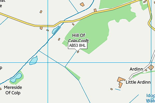AB53 8HL map - OS VectorMap District (Ordnance Survey) AB53 8HL map - OS VectorMap District (Ordnance Survey)