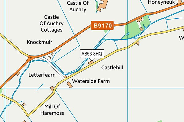 AB53 8HQ map - OS VectorMap District (Ordnance Survey) AB53 8HQ map - OS VectorMap District (Ordnance Survey)