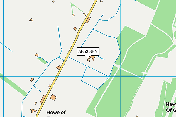 AB53 8HY map - OS VectorMap District (Ordnance Survey) AB53 8HY map - OS VectorMap District (Ordnance Survey)