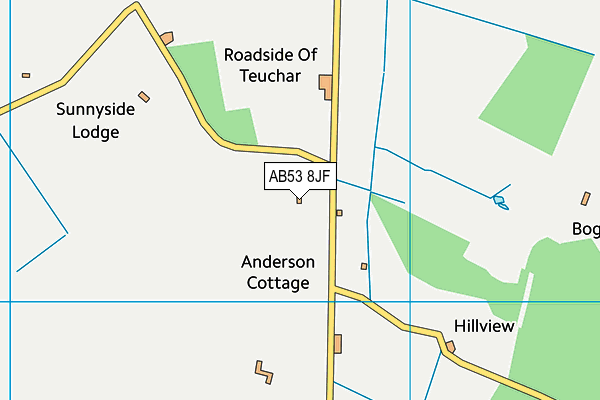 AB53 8JF map - OS VectorMap District (Ordnance Survey) AB53 8JF map - OS VectorMap District (Ordnance Survey)