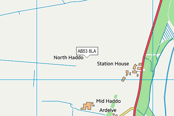 AB53 8LA map - OS VectorMap District (Ordnance Survey) AB53 8LA map - OS VectorMap District (Ordnance Survey)