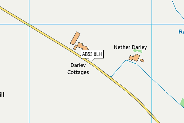 AB53 8LH map - OS VectorMap District (Ordnance Survey) AB53 8LH map - OS VectorMap District (Ordnance Survey)