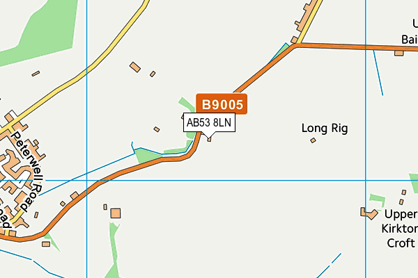 AB53 8LN map - OS VectorMap District (Ordnance Survey) AB53 8LN map - OS VectorMap District (Ordnance Survey)