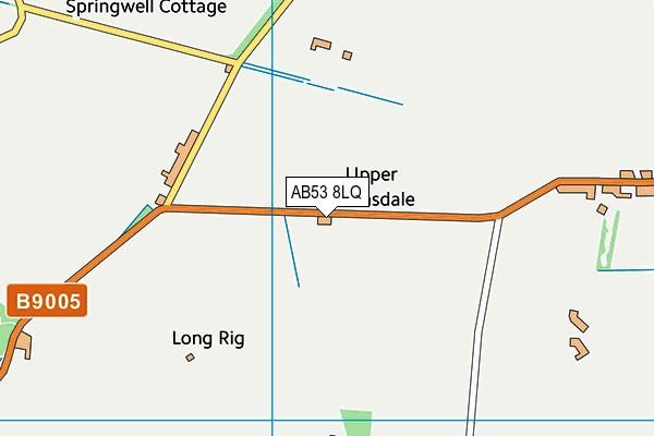 AB53 8LQ map - OS VectorMap District (Ordnance Survey) AB53 8LQ map - OS VectorMap District (Ordnance Survey)