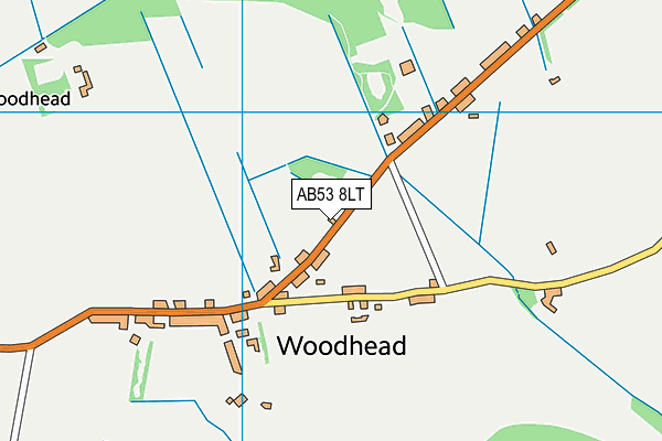 AB53 8LT map - OS VectorMap District (Ordnance Survey) AB53 8LT map - OS VectorMap District (Ordnance Survey)