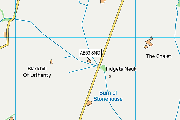 AB53 8NG map - OS VectorMap District (Ordnance Survey) AB53 8NG map - OS VectorMap District (Ordnance Survey)