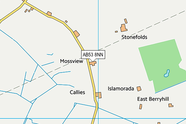 AB53 8NN map - OS VectorMap District (Ordnance Survey) AB53 8NN map - OS VectorMap District (Ordnance Survey)