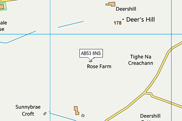 AB53 8NS map - OS VectorMap District (Ordnance Survey) AB53 8NS map - OS VectorMap District (Ordnance Survey)