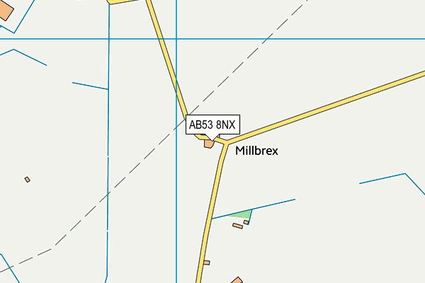 AB53 8NX map - OS VectorMap District (Ordnance Survey) AB53 8NX map - OS VectorMap District (Ordnance Survey)