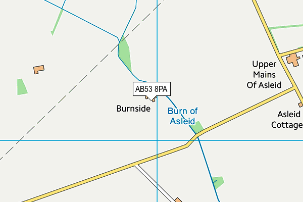 AB53 8PA map - OS VectorMap District (Ordnance Survey)