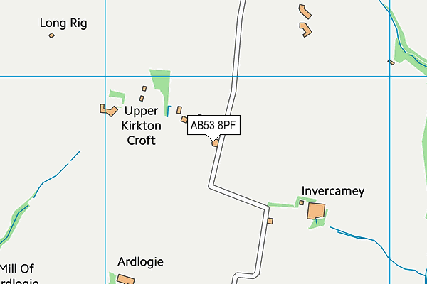 AB53 8PF map - OS VectorMap District (Ordnance Survey) AB53 8PF map - OS VectorMap District (Ordnance Survey)