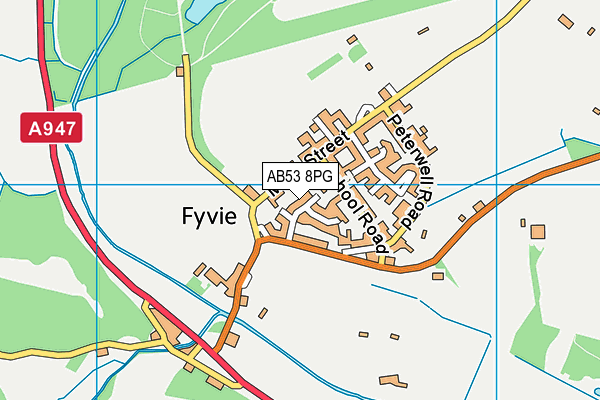 AB53 8PG map - OS VectorMap District (Ordnance Survey) AB53 8PG map - OS VectorMap District (Ordnance Survey)