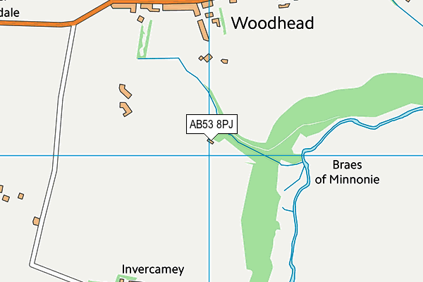 AB53 8PJ map - OS VectorMap District (Ordnance Survey) AB53 8PJ map - OS VectorMap District (Ordnance Survey)