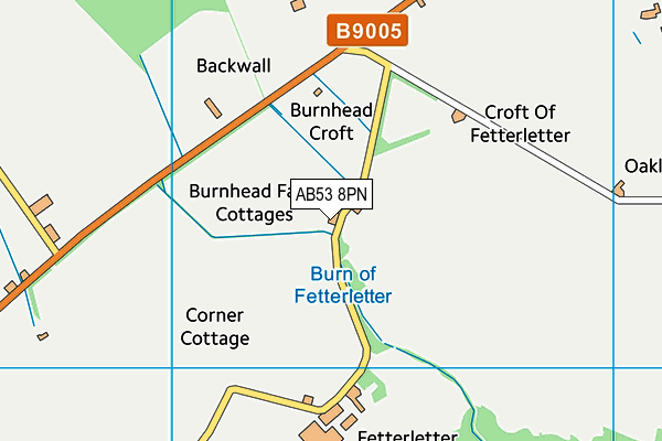 AB53 8PN map - OS VectorMap District (Ordnance Survey) AB53 8PN map - OS VectorMap District (Ordnance Survey)